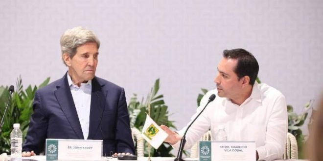 Mauricio Vila se reúne con John Kerry, enviado especial de la Presidencia de Estados Unidos