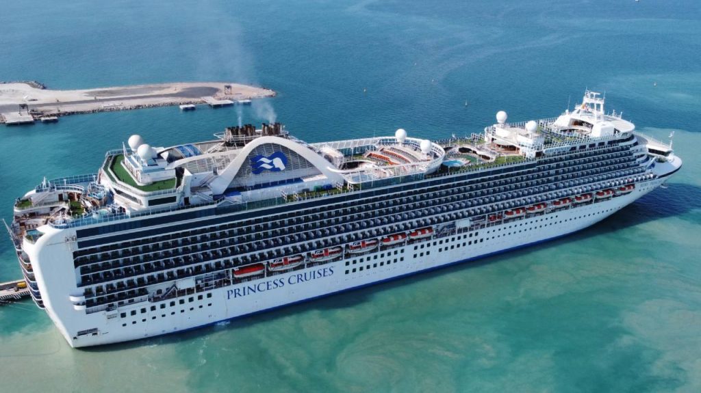 Yucatán recibe, por primera ocasión, la visita del crucero Ruby Princess