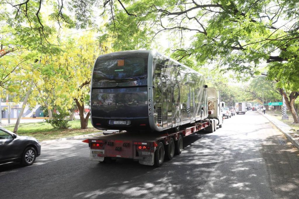 Llega a Yucatán la unidad de prueba del Ie-tram, con lo que el futuro de la movilidad está cada vez más cerca