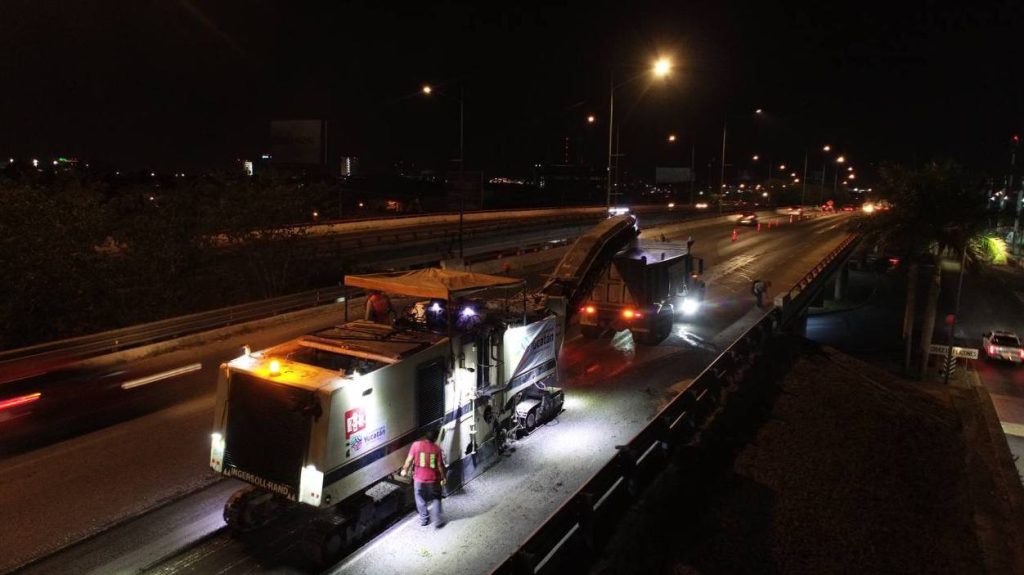 Siguen a buen ritmo los trabajos de repavimentación del Anillo Periférico de Mérida