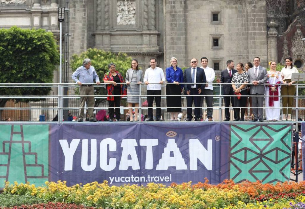 Yucatán Expone ya se encuentra en el Zócalo de la Ciudad de México