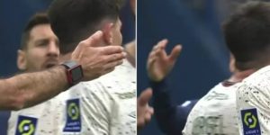 Se viralizó supuesta cachetada de Leo Messi a un rival