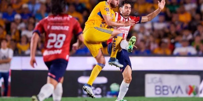 Tigres domina a Chivas, pero se va sin goles del Volcán en la Ida: 0-0
