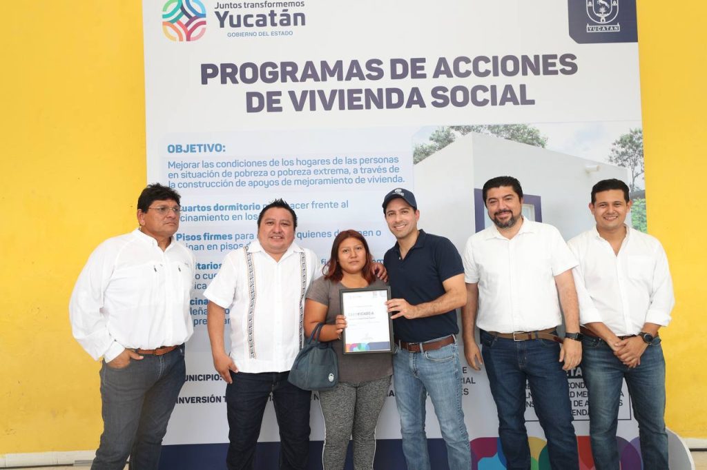 Con viviendas más dignas, el Gobernador Mauricio Vila Dosal continúa transformando la vida de las familias más vulnerables de Yucatán