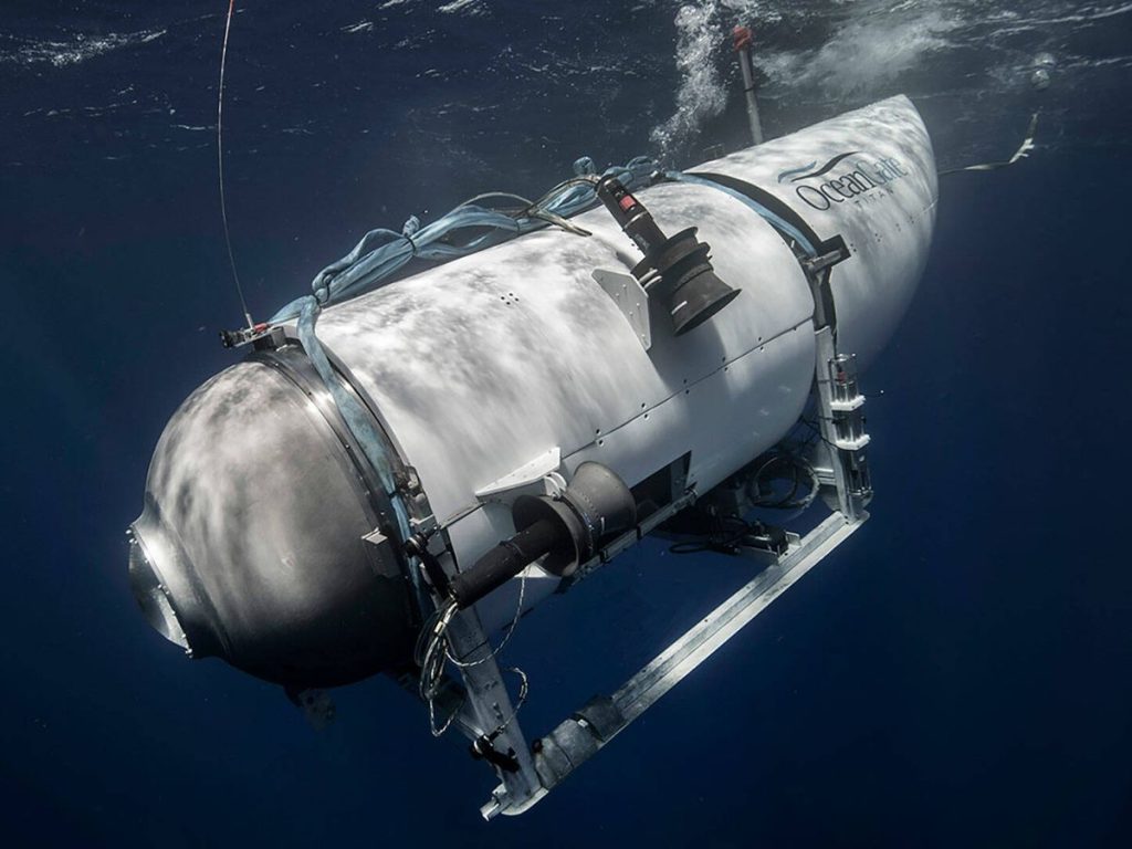 Desaparece submarino con turistas en exploración a los restos del Titanic