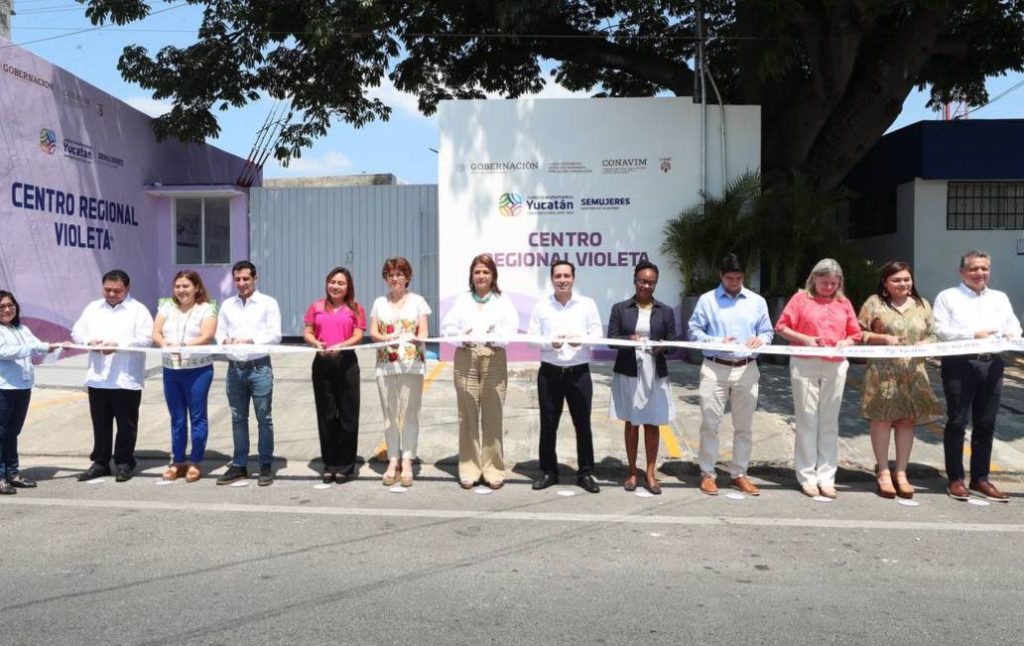 Inaugura el Gobernador Mauricio Vila Dosal la nueva sede del Centro Regional Violeta de Mérida