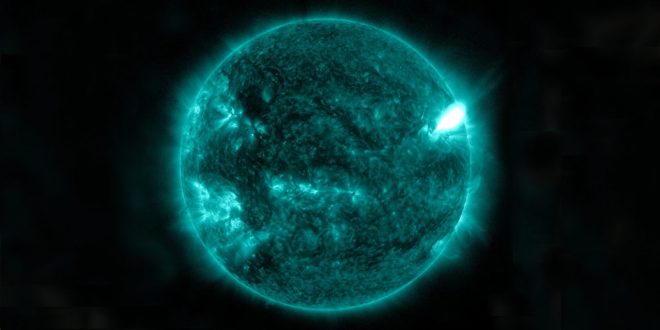 La NASA capta poderosa llamarada del sol en su punto máximo
