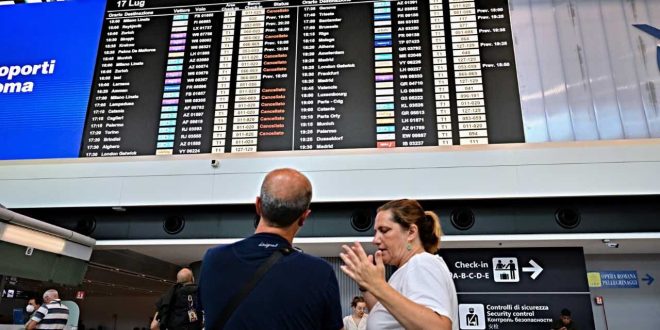Huelga del sector aéreo en Italia cancela cientos de vuelos