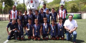 Son premiados los ganadores del torneo estatal futbolito Bimbo 2023