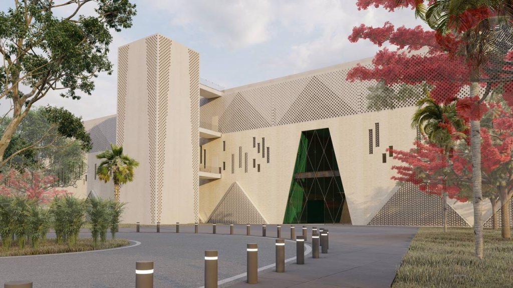 La construcción del Hospital General de la zona Ticul avanza a buen ritmo
