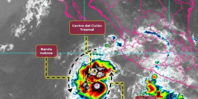 Tormenta tropical “Dora” se forma en las costas mexicanas del Pacífico