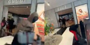 Asalto de película, así robaron una tienda Gucci de Los Ángeles