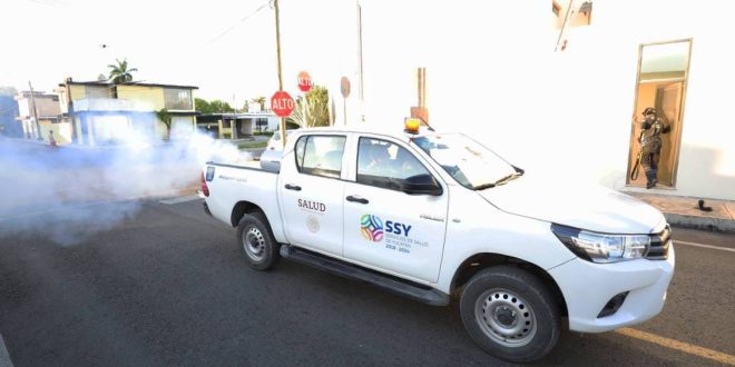 Gobierno del Estado intensifica labores de fumigación contra mosco transmisor del dengue