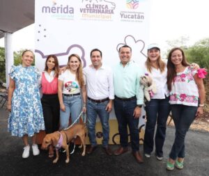 El Gobernador Mauricio Vila Dosal y el Alcalde de Mérida Renán Barrera entregan la Clínica Veterinaria Municipal y el Centro Municipal de Atención Animal