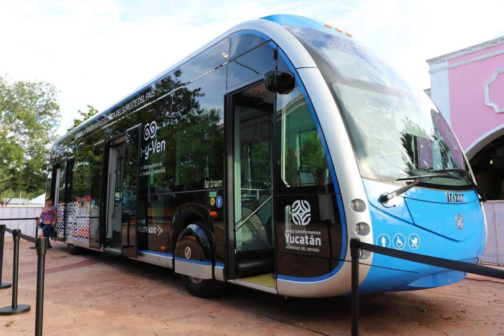 Visitantes a la Feria Yucatán en Xmatkuil conocerán las nuevas unidades del IE-Tram