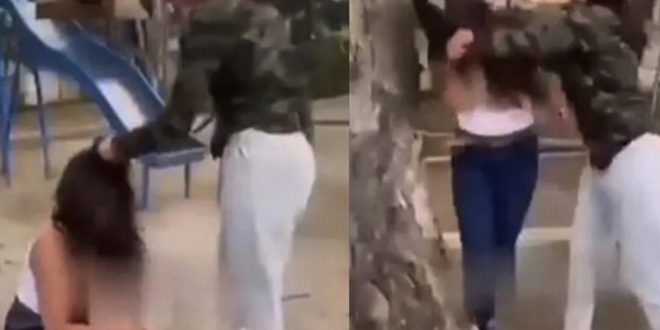 Tres jovencitas dan golpiza a una alumna de secundaria en Puebla