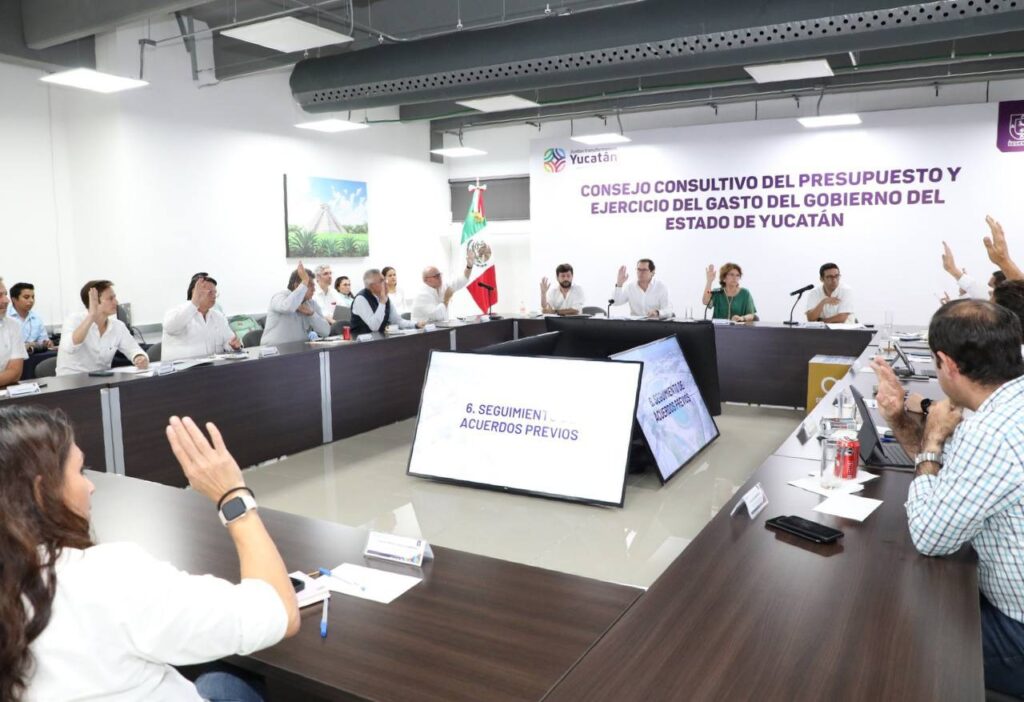 El Consejo Consultivo del Presupuesto y Ejercicio del Gasto de Yucatán respalda por unanimidad el paquete económico del Gobierno del Estado para el 2024