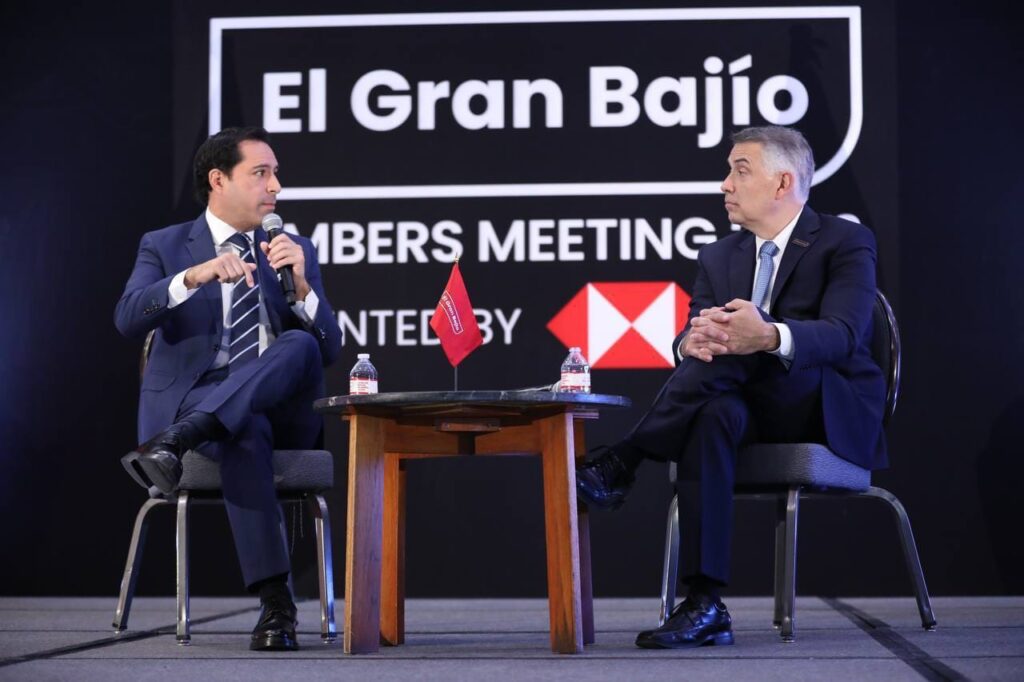 El Gobernador Mauricio Vila Dosal participa como ponente en el foro El Gran Bajío “Members Meeting 2023”