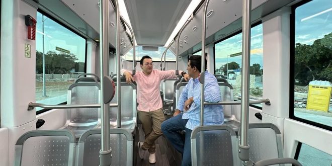 Estado de México y Yucatán intercambian experiencias en materia de movilidad y transporte público