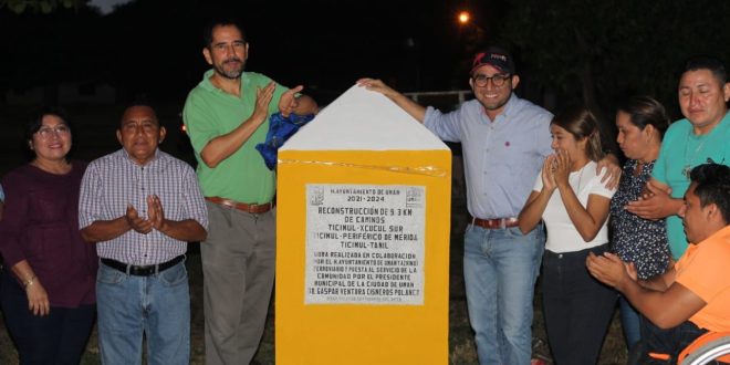 Gaspar Ventura e iniciativa privada dan resultados positivos en Umán