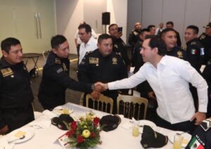 El Gobernador Mauricio Vila Dosal anuncia nueva iniciativa de ley para garantizar las prestaciones de las y los policías en los próximos años