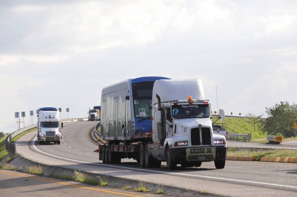 Llegan otras 5 nuevas unidades del Ie-Tram a Yucatán
