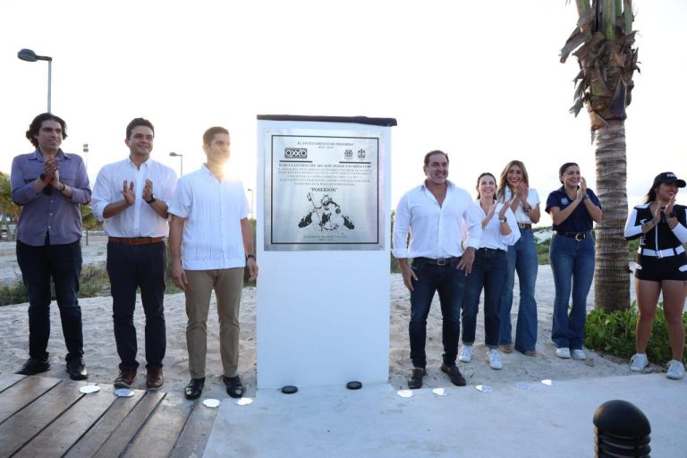 Convierten el Malecón de Progreso en un templo deportivo con la nueva cancha de básquetbol