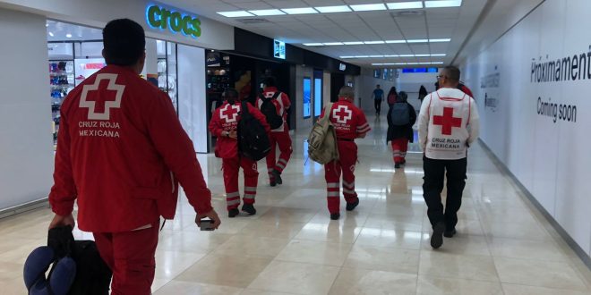 Voluntarios de la Cruz Roja participarán en el proyecto de recuperación en Guerrero