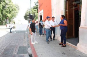 Supervisa Vila los trabajos de construcción del Corredor Turístico y Gastronómico