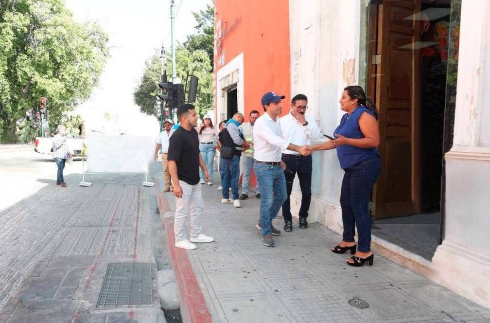 Supervisa Vila los trabajos de construcción del Corredor Turístico y Gastronómico