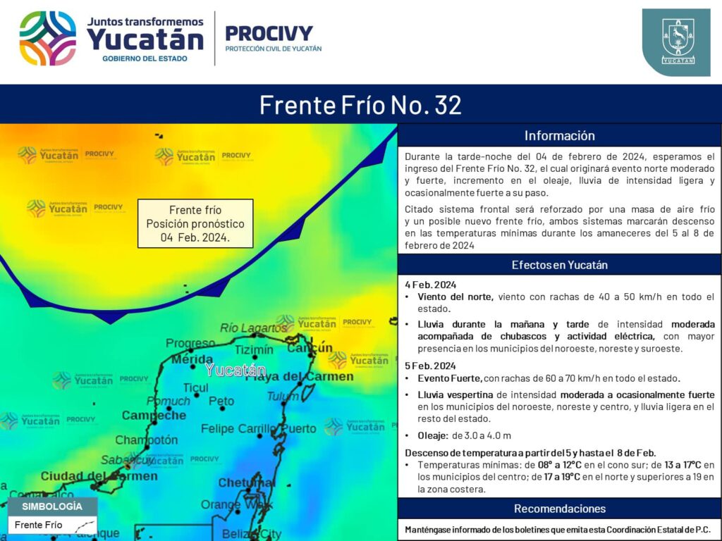 Hoy por la tarde entra nuevo frente frío