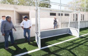 La Unidad Deportiva “Benito Juárez García”, casi lista para su próxima reapertura