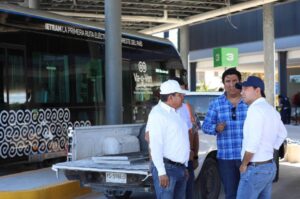 Supervisa Vila avances de la estación del Ie-Tram en La Plancha y la transformación de la movilidad