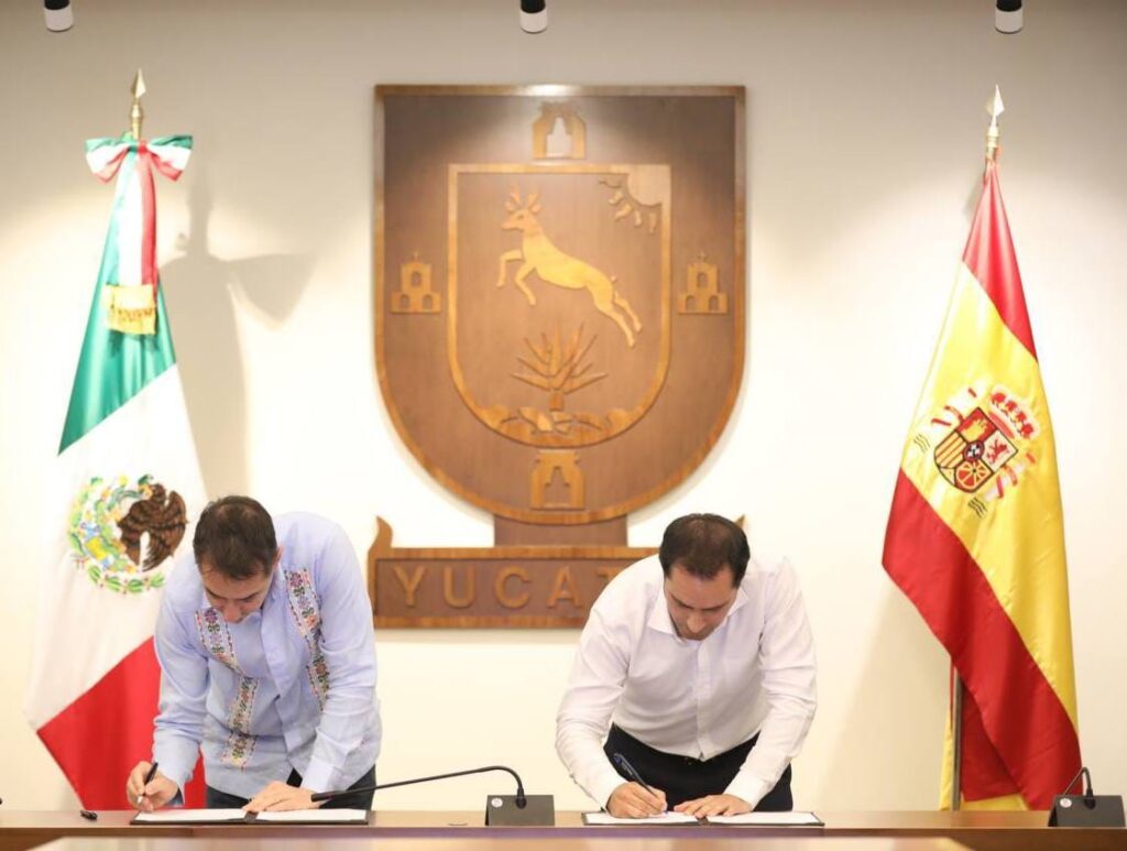 Yucatán y España unen históricos esfuerzos para garantizar el abastecimiento de agua en el Sur del estado