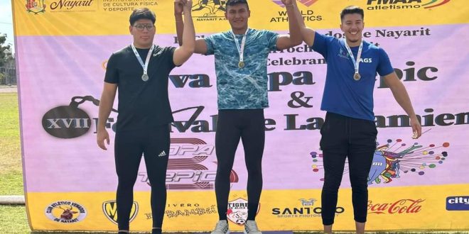 Destacan atletas yucatecos en Festival de Lanzamientos en Nayarit