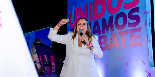 Con propuestas y rumbo claro, Cecilia celebra que ganó el debate por la Alcaldía de Mérida