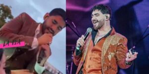 Una fanática le hizo tocamientos al vocalista de la “Banda El Recodo” en pleno concierto