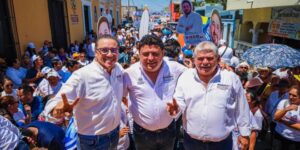 Víctor Hugo Lozano arranca campaña en equipo con los candidatos de varios municipios