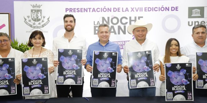 Alejandro Ruz presenta la décimo séptima edición de La Noche Blanca “Aprender es la belleza de vivir”, 24 y 25 de mayo