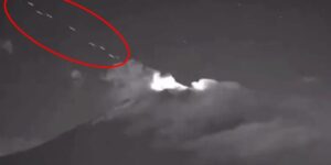 Ven un OVNI en el Popocatépetl, el monitoreo en vivo muestra objeto luminoso encima del cráter