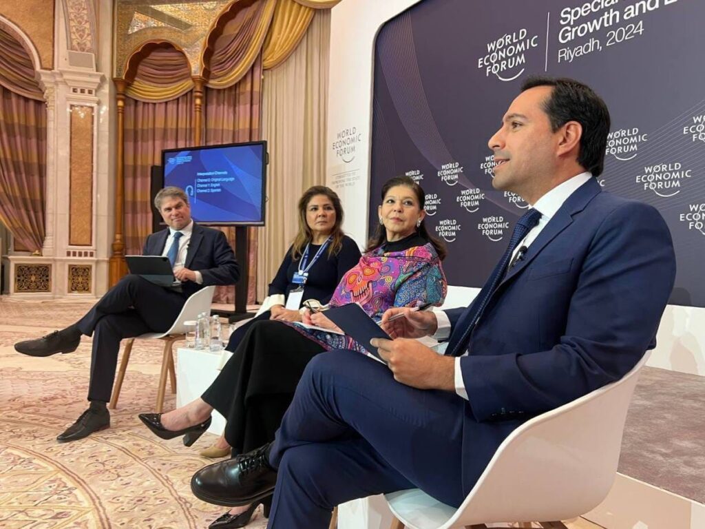 Vila Dosal participó en el panel “Cambios Globales, el momento de México y el marco norteamericano” del Foro Económico Mundial