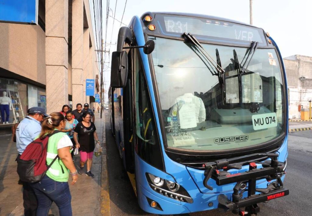 El servicio de transporte público sigue su transformación con el arranque de 2 nuevas rutas del “Va y Ven” en Mérida y Valladolid
