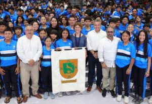 Abandera María Fritz Sierra a la delegación yucateca que irá a los Nacionales CONADE 2024
