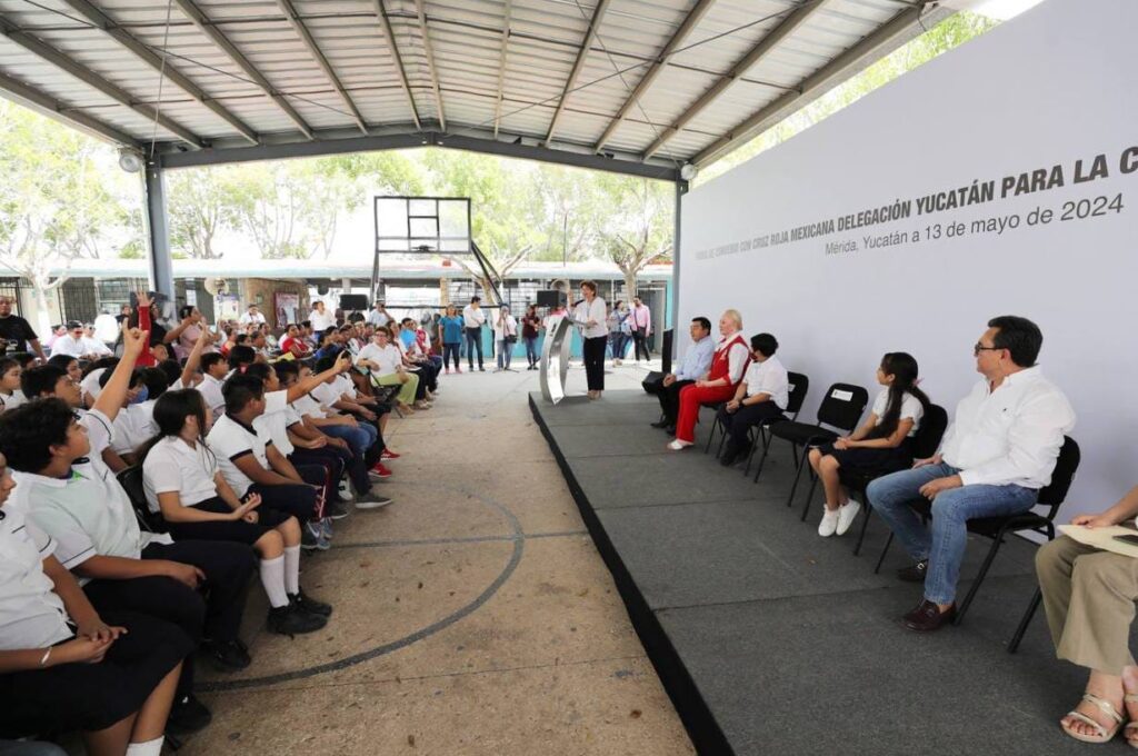 Yucatán y la Cruz Roja Mexicana suman esfuerzos en beneficio de las y los yucatecos