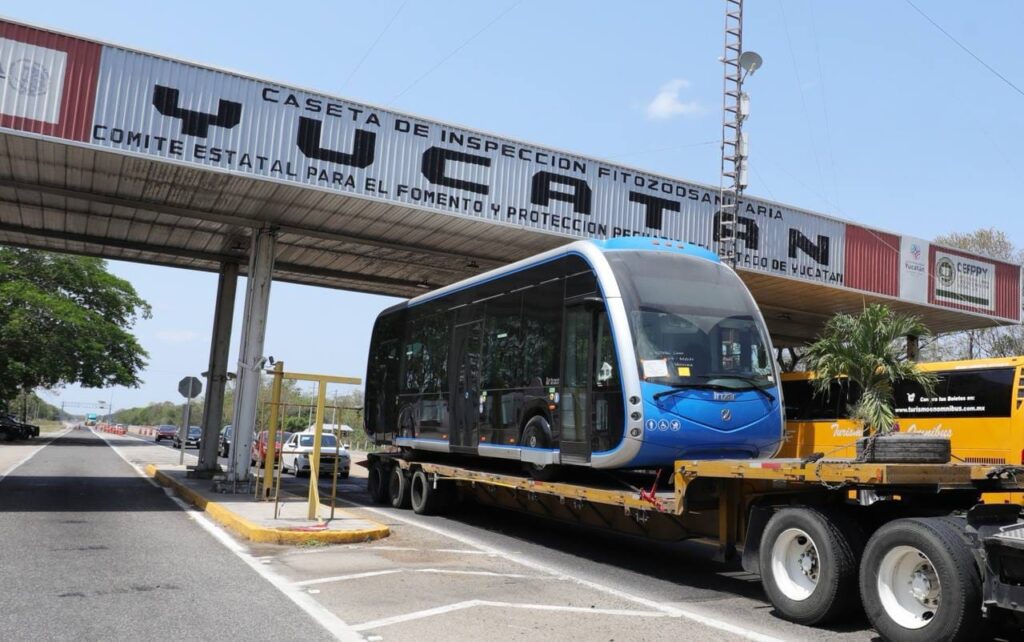 La movilidad en Yucatán se sigue transformando con la llegada de 6 nuevas unidades del Ie-Tram